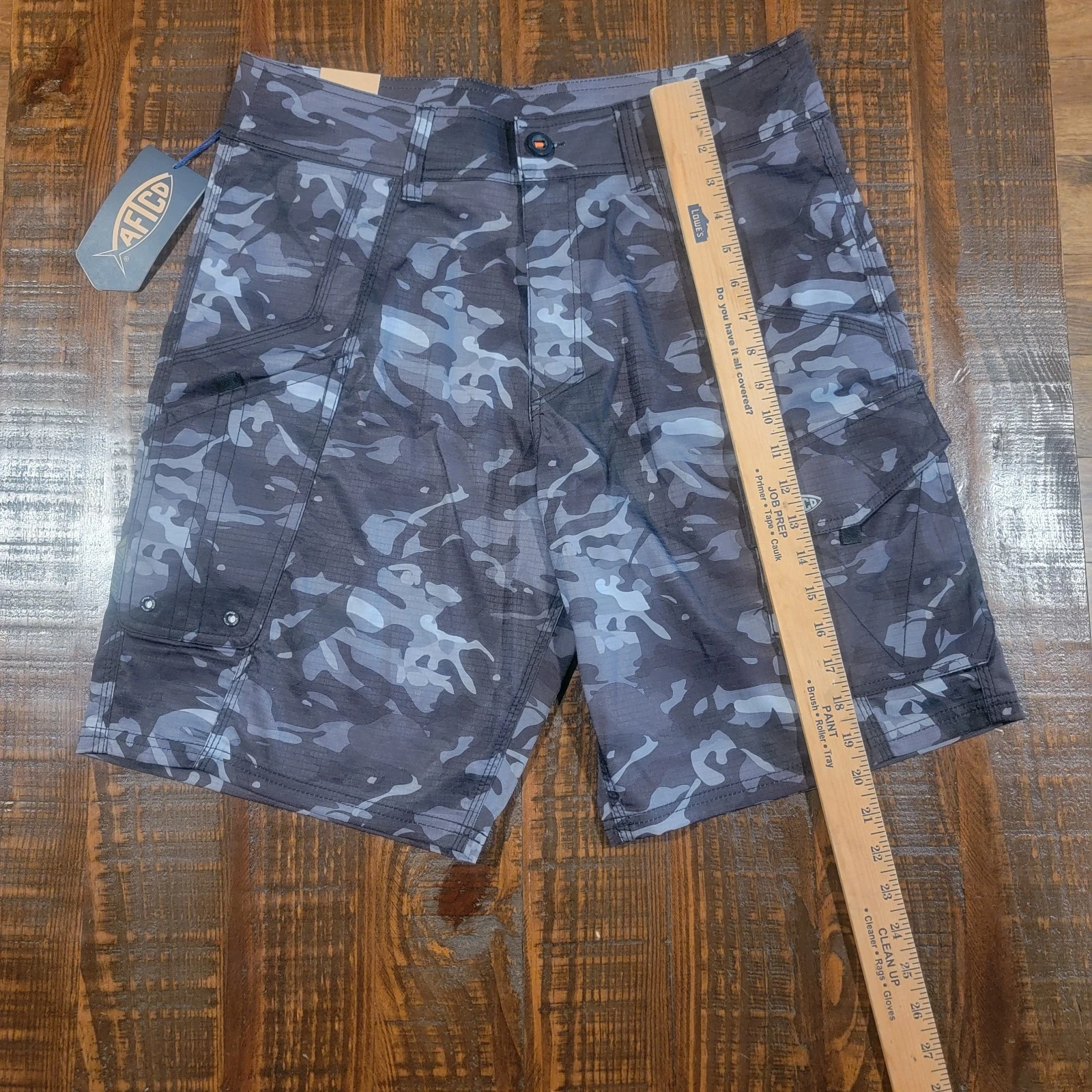 American Fishing Tackle Co AFTCO Men's Tactical Black Camo Quick Dry Shorts 32
Opens in a new window