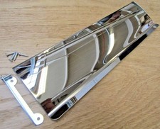 INTERIOR INNER FLAP Letter box tidy In 3 Finishes polished brass Satin steel