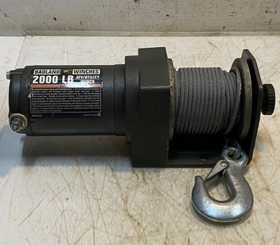 Badland Winches 2000 lb ATV/Utility Winch Electric Winch Kit