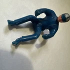 1971 Hot Wheels Redline Rrrumblers RARE Blue Rider Silver Helmet Nice Fast Ship