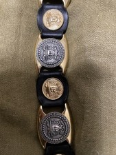Vintage Versace Style Belt Made In Italy.