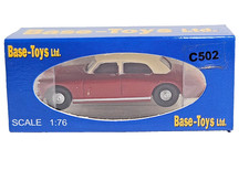 Base Toys C502 Riley Pathfinder Saloon Car Red/Cream 1:76 Scale Diecast Model