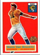 2001 Topps Archives Norm Van Brocklin #58