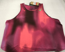 Nike Women  s AeroSwift Dri-FIT ADV Racing Cropped Tank Top L IF1627-532 MSRP 90