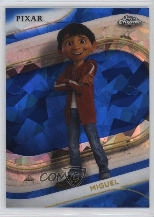 2025 Topps Chrome Disney Sapphire Miguel Rivera Miguel #72 0h3