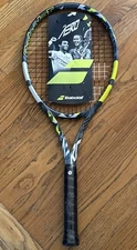 Babolat EVO Aero Strung Tennis Racquet New With Tags Graphite Racket $199 Retail