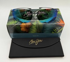 Maui Jim Hema GM443-2M Matte Black Frame / MAUI Green Lens New In Box