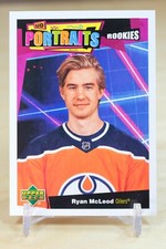 2020-21 Upper Deck UD Portraits Rookies #P-70 Ryan McLeod - Edmonton Oilers