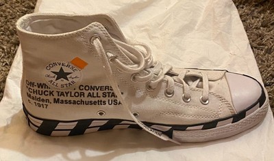 Size 10 SINGULAR ''Left ONLY'' - Converse Chuck 70 x Off-White White 2018