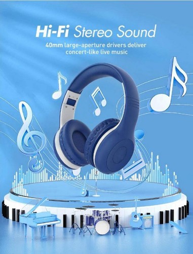 WIRELESS HEADPHONES FOLDABLE HEADSET W MIC HANDS-FREE EARPHONES OVER for PHONES - 第 5/6 張圖片