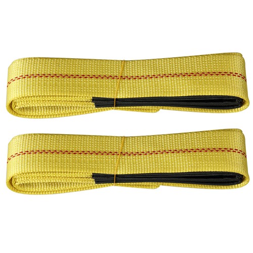 2x Lifting Slings Heavy Duty Webbing 6' x 2" FLAT Nylon Web Sling Lift Tow Strap - Picture 11 of 12