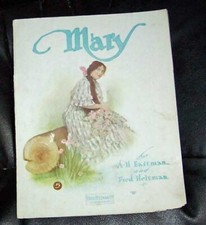 Mary 1916 Sheet Music by A. H. Eastman Fred Heltman