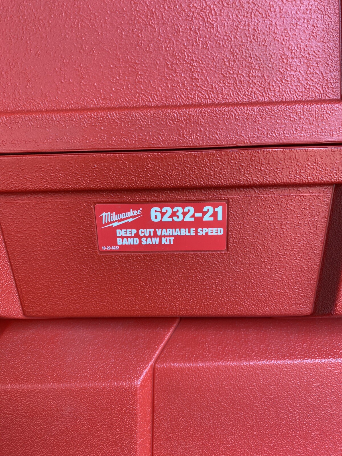 MILWAUKEE BAND SAW 6232-21 HARD PLASTIC STORAGE CASE ONLY
