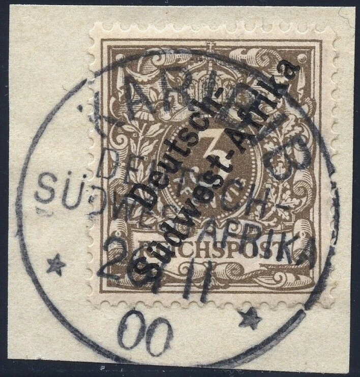 DSWA 1897 Briefstück Michel 1 a ° Karibib 26/11/00 Luxus / 90 - Bild 1 von 1
