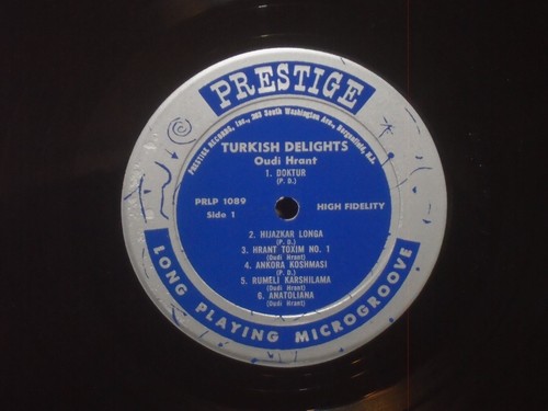 Oudi Hrant Turkish Delights Prestige 1089 NM 1st pressing 1963 RARE - Picture 2 of 5