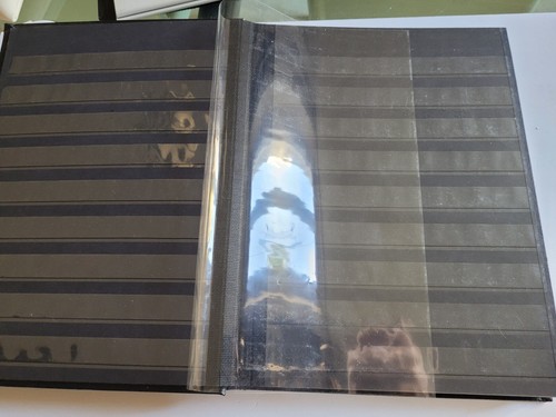 ALBUM Noir Y&T sans timbres 50 pages Noires a 9 bandes avec intercalaire - Bild 4 von 7