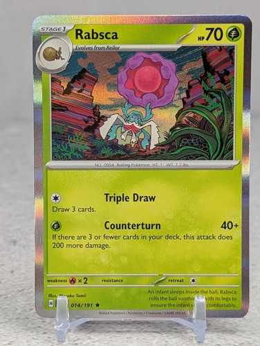Rabsca 014/191 - Holo Rare - Surging Sparks Pokemon TCG NM | eBay