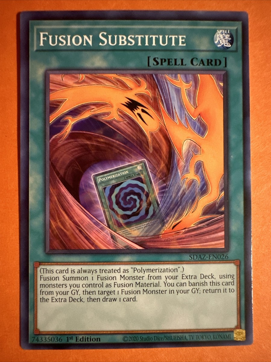 fusion yugioh cards Yugioh! Fusion Substitute - SDAZ-EN026 - Common
