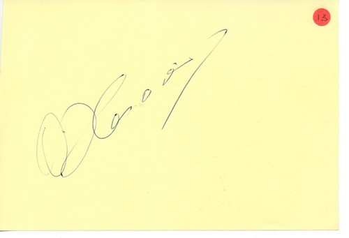 Andrea DeCesaris F1 McLaren authentic signed autograph signature COA UACC