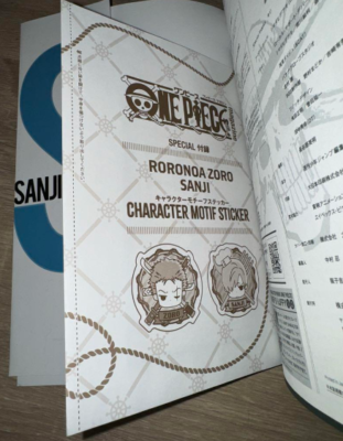 One Piece Magazine Vol.18 Special Feature Both Wings - Zoro Sanji One Piece Magazine Vol.18 Special Feature Both Wings - Zoro Sanji