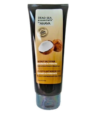 Ahava Dead Sea Coconut Salt Scrub 7.5 oz sealed