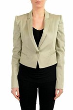 Just Cavalli Gray One Button Women's Blazer US S IT 40