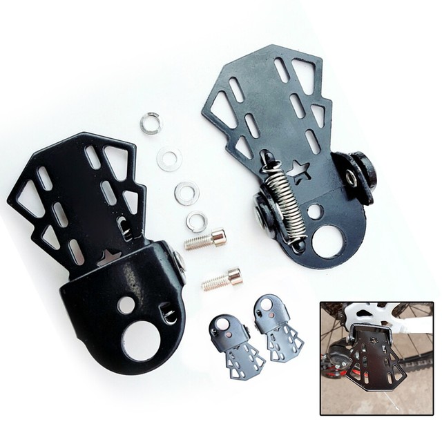 Mountain Bike Manganese Steel Footrest Rear Foot Pegs Footpegs Bicycle