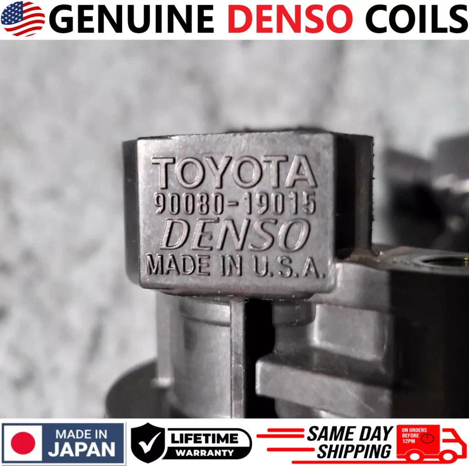 Bobinas de encendido OEM DENSO para Toyota Pontiac Chevrolet 2000-2008 1,8 L 90919-02239 Foto 4 de 4