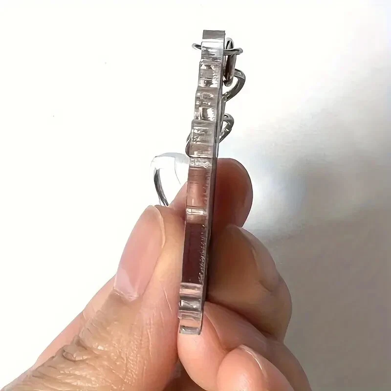 Llavero Mariposa Púrpura Boho Animal Acrílico Llavero Anillo Cartera Bolso Tendencia Nuevo Foto 3 de 4