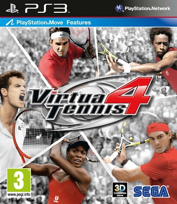 Virtua Tennis PS3 Playstation Multilanguage Game Used