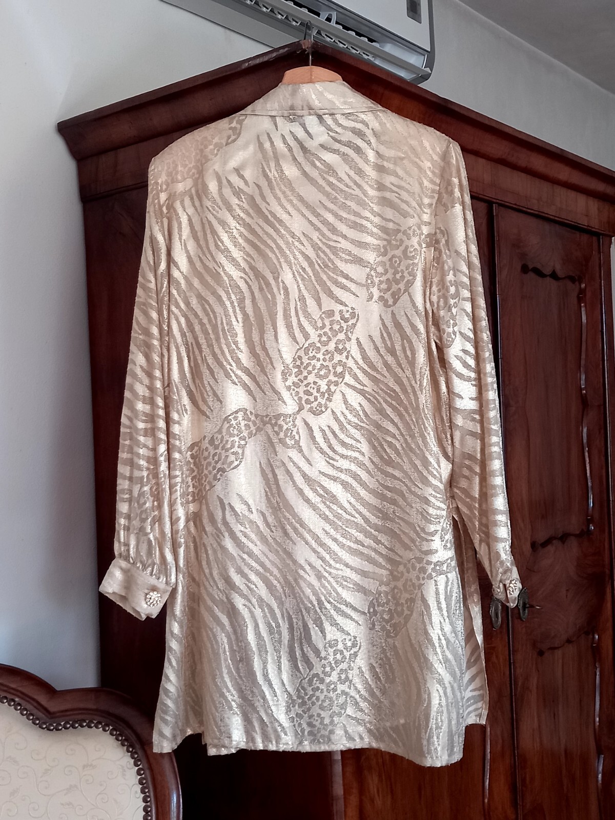 ALTRA COMPLETO ELEGANTE STILE ERACLÈ LAMÈ VISCOSA E IN SETA COLORE DORATO MARCA: LIOLÀ