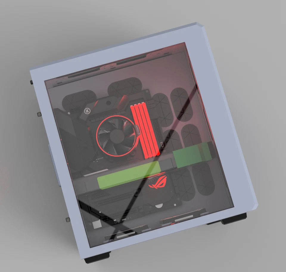 👉Nvidia Tesla Cooling Shroud P40/41 P100 V100 K80 K60 M40 GPU Accelerator Cards - Image 3 of 4