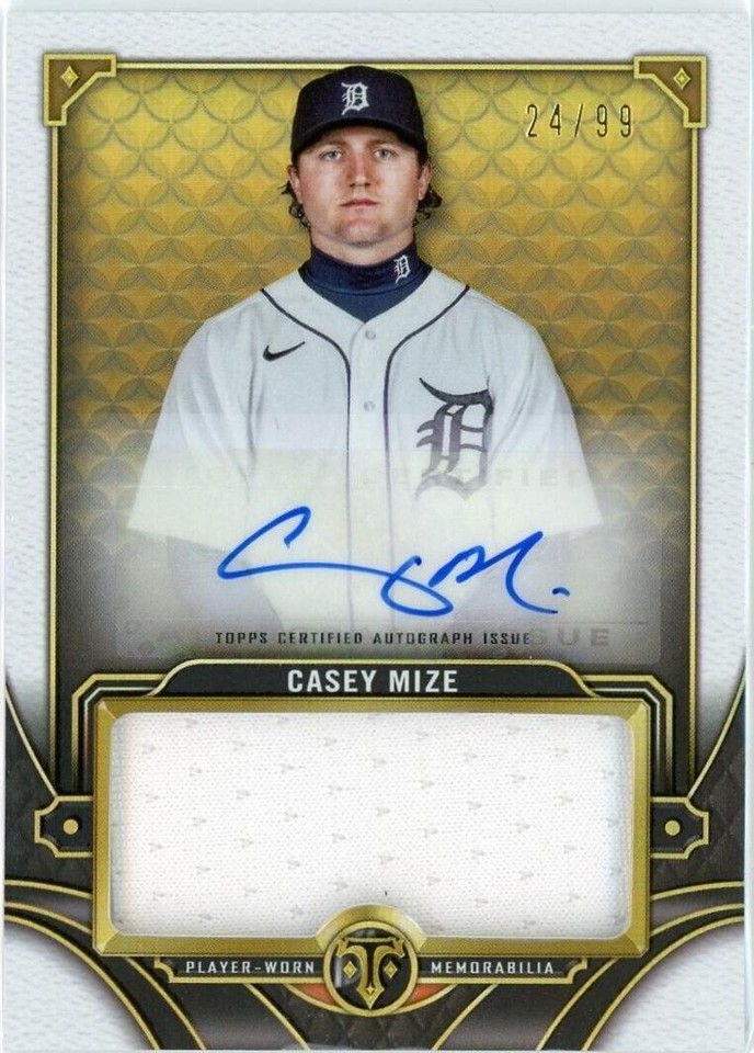 2022 Topps Triple Threads - Casey Mize #ASJR-CM - 1 of 1