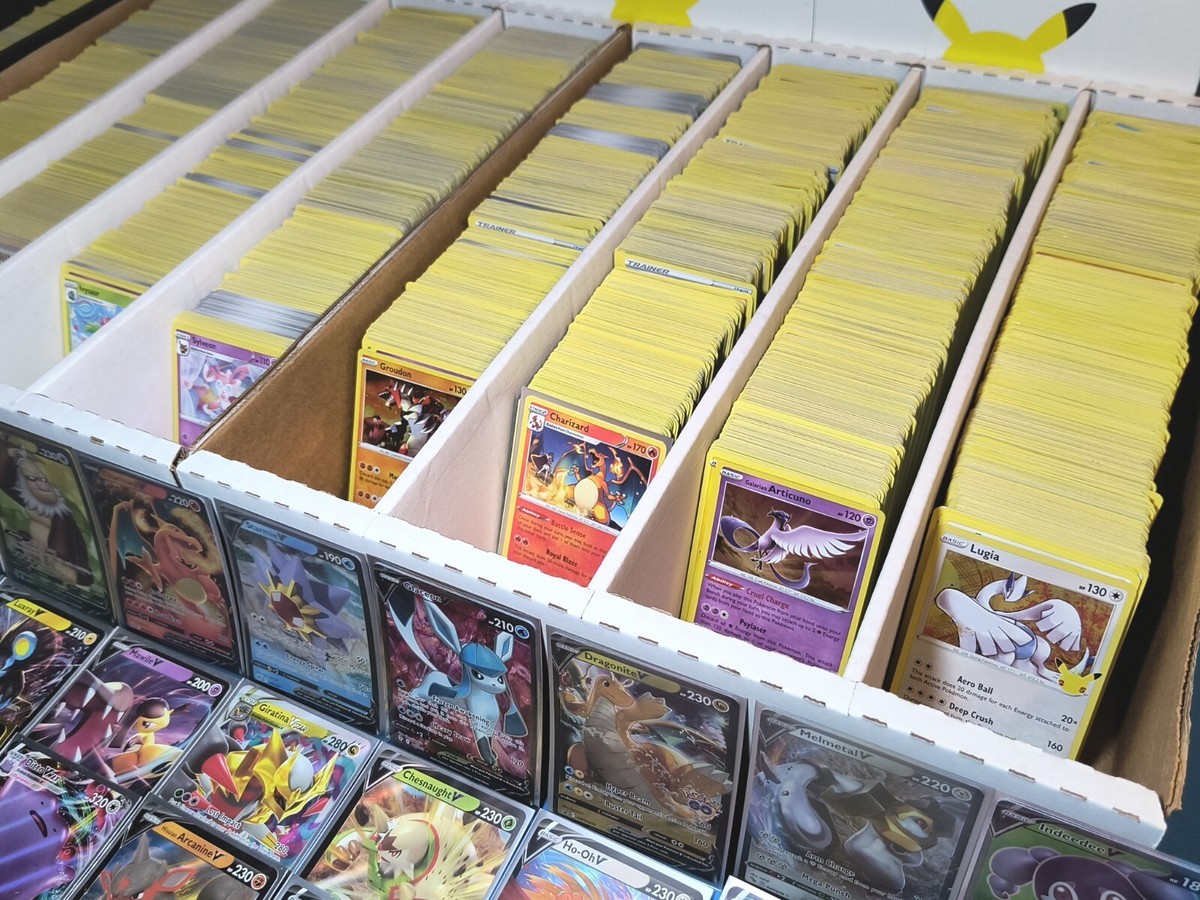 pokemon cards on sale nearby MASSIVE Pokemon 500 Card Collection Bundle LOT! TCG Holo Ultra Rares - Near  Mint