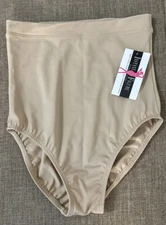 Instant Figure Shapewear Hi-Waist Panty Stretch Beige Nude Size Medium NEW