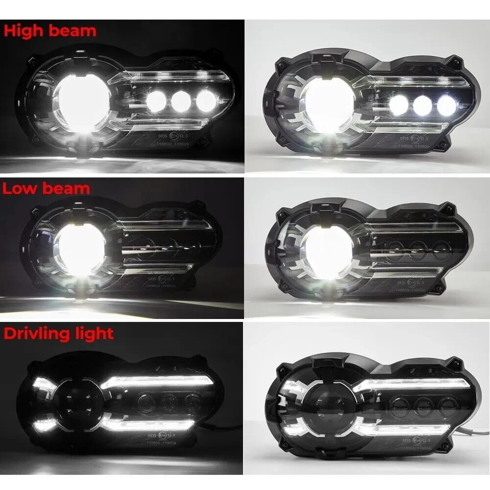 Faro LED DRL Proyector de haz alto bajo para K1200R 2005-2009 K1300R 2010-13 Foto 4 de 4