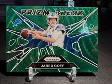 JARED GOFF 2024 Panini Prizm Football Green Wave Prizm Prizm Break #9 Lions