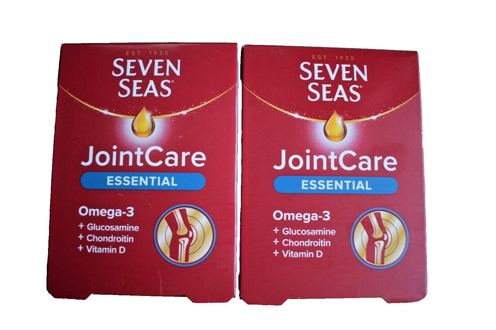 2X 60 Seven Seas Jointcare Essential Capsule Omega 3 BOXES SLIGHTLY DAMAGED