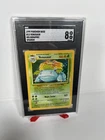 Venusaur 15/102 Holo Rare Base Set Graded SGC 8 Official Spanish Pokemon Card