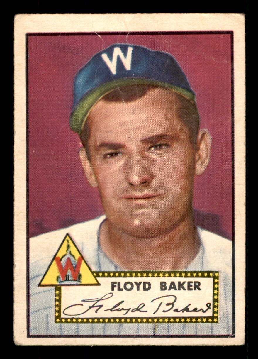 1952 Topps Baseball #292 Floyd Baker PR *h1