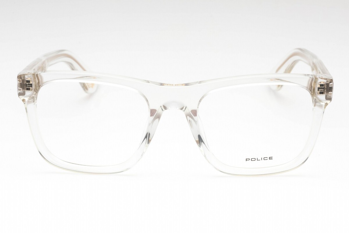 POLICE VPLE37N 0880 Eyeglasses Transparent Frame 52 mm | eBay