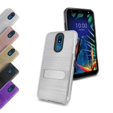 For LG Harmony 3 Case Card Holder ShockProof Hybrid Slim Shockproof Case Cover