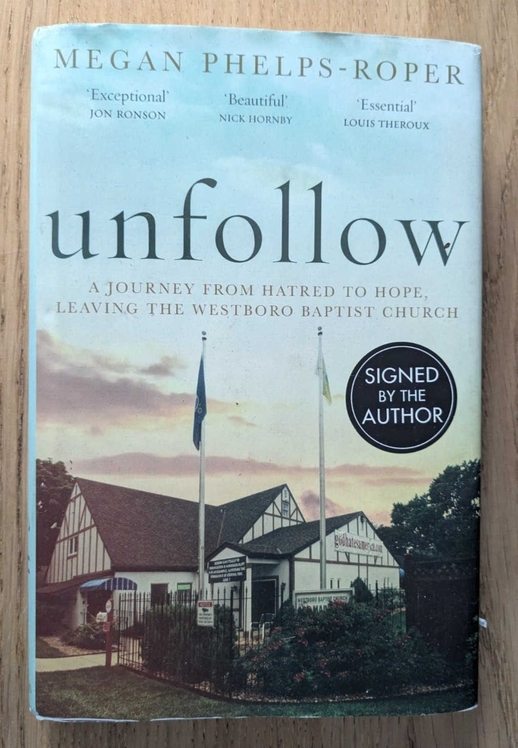 UNFOLLOW *SIGNED* by MEGAN PHELPS-ROPER - Pub. RIVERRUN - H/B D/W