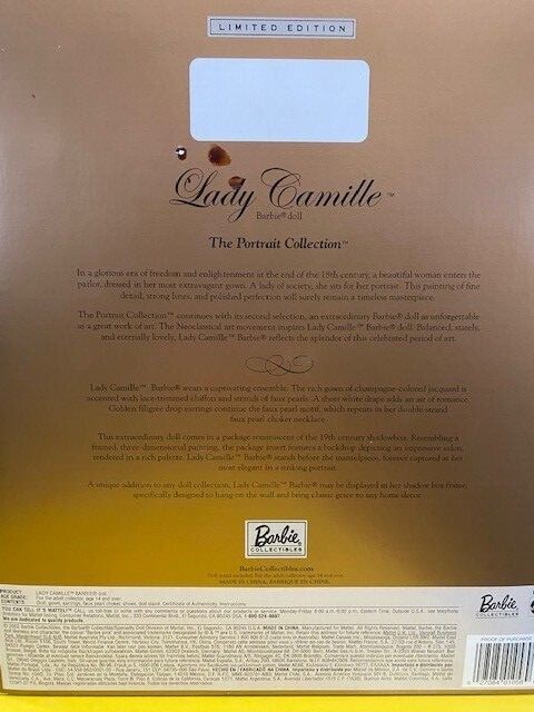 2002 Lady Camille Barbie Doll The Portrait Collection #B1235 | eBay