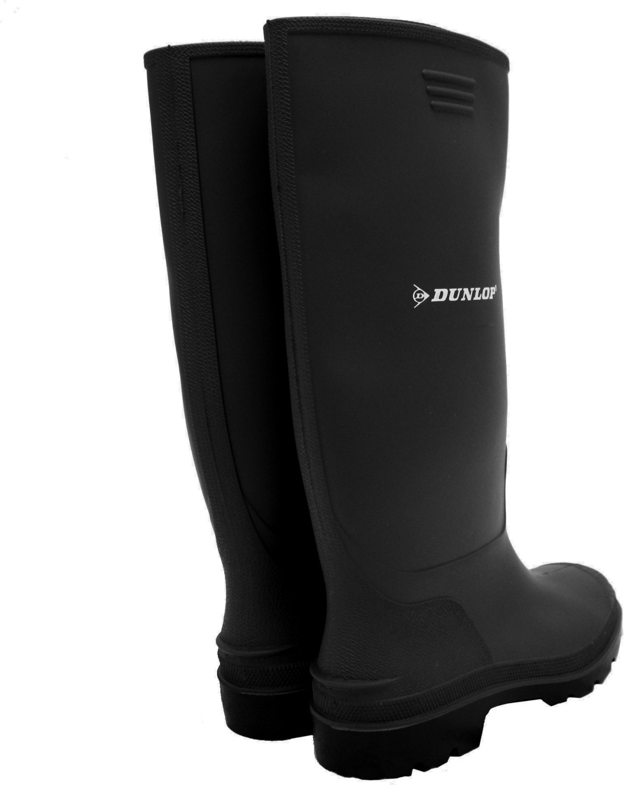 Dunlop Women's Wellington Boots – Mid-Calf Rain Boots, Size 9 US, Black