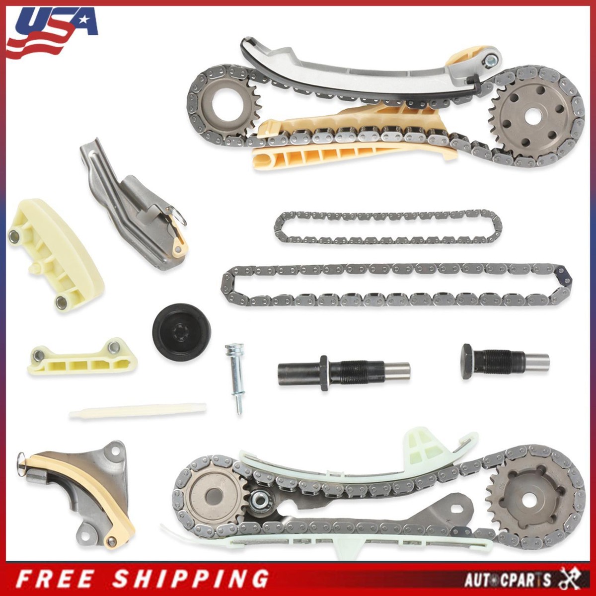 Timing Chain Guide Rail Set For Ford Explorer, Ranger, Mustang, Mazda B4000 & Mercury With 4.0L Engine – Direct Fit Replacement