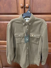 MPW Mack’s Prairie Wings Early Bird 7-Button Fleece Shirt Brown Medium NWT 59.99