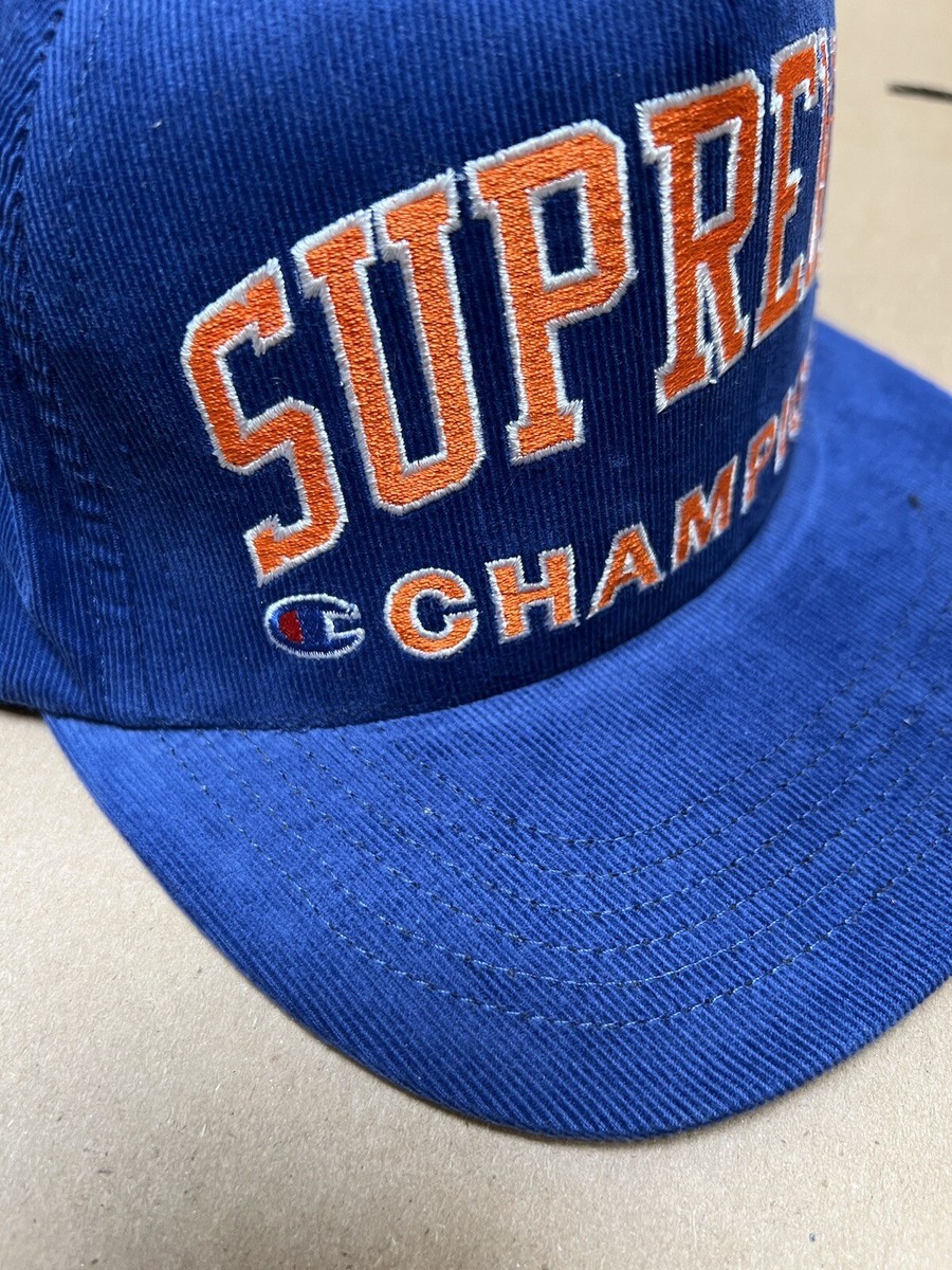 SS17 Supreme Champion Embroidered Logo 5-panel snapback hat