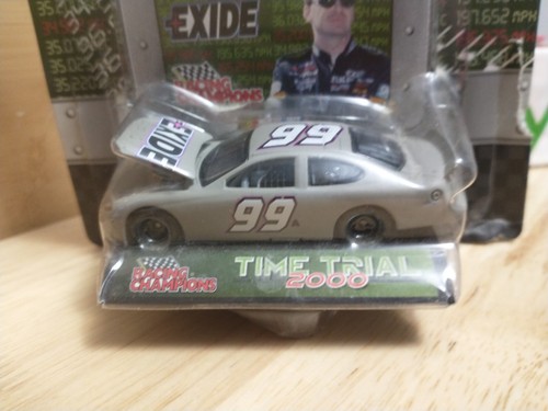 Racing Champions 1/64 NASCAR diecast #99 Exide TIME TRIAL Jeff Burton 2000 NIP - Picture 2 of 6