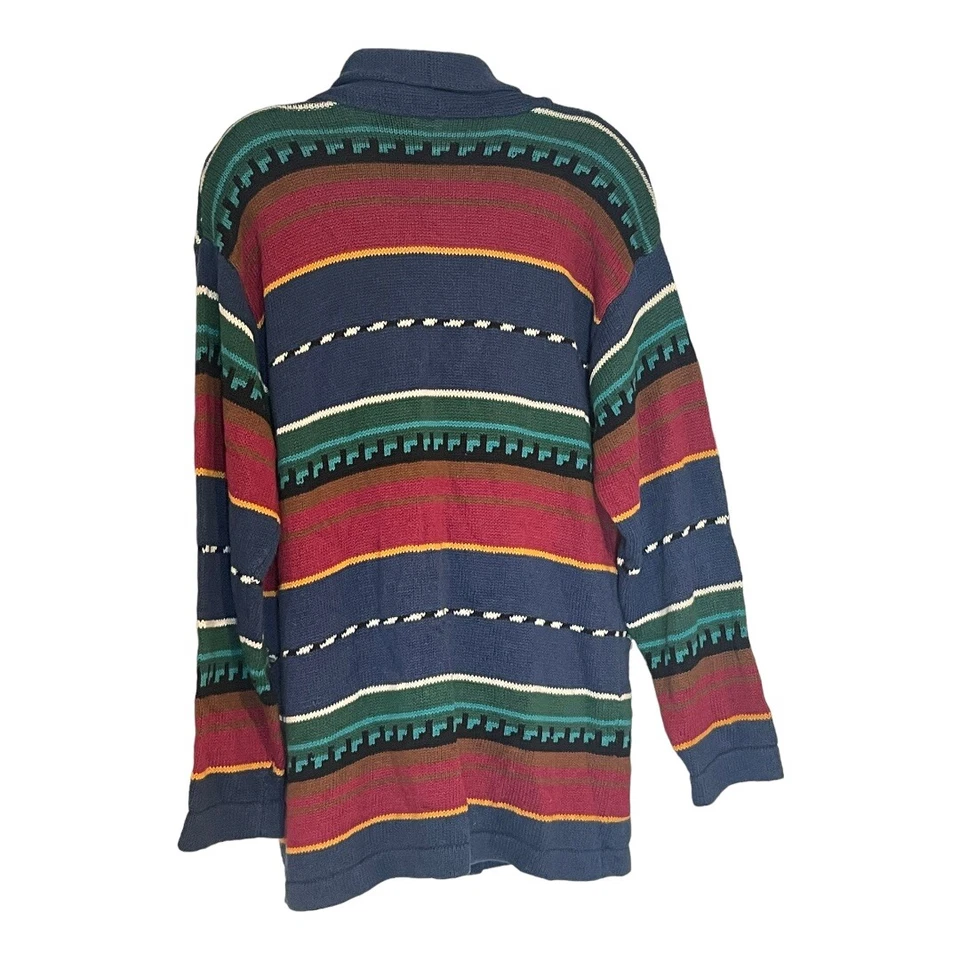 Кардиган Carole Little Aztec Southwestern Conchos вышитый бисером свитер M P - Изображение 4 из 4